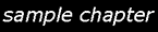 sample chapter footer tag30
